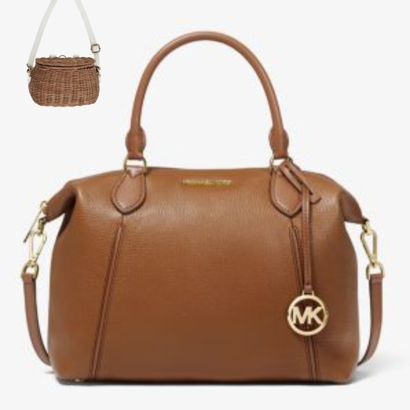 Michael Kors Lenox Large Pebbled Leather Bag - Picture 1 of 8